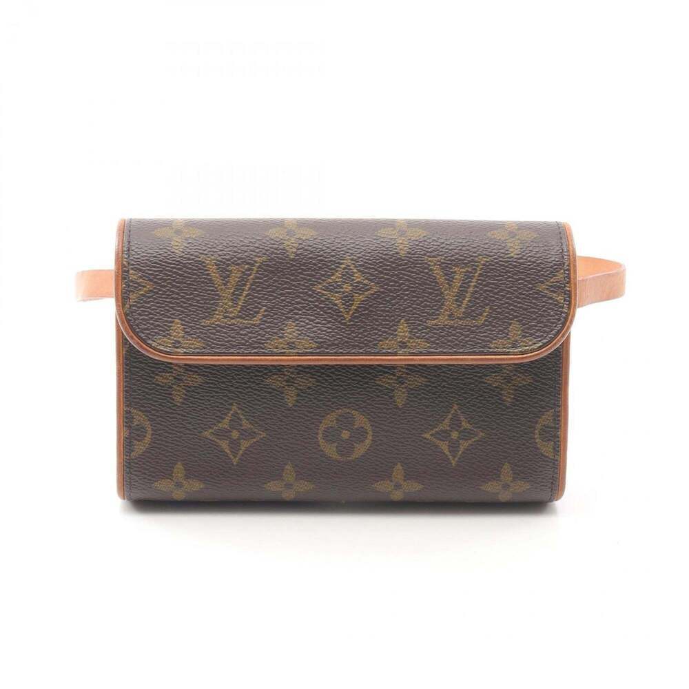 LOUIS VUITTON Brown Monogram Leather Pochette Fanny Pack - Picture 1 of 13